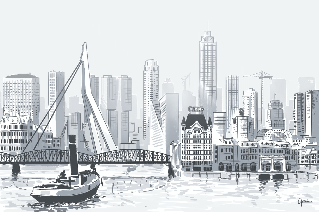 Afscheidscadeau van Rotterdam
