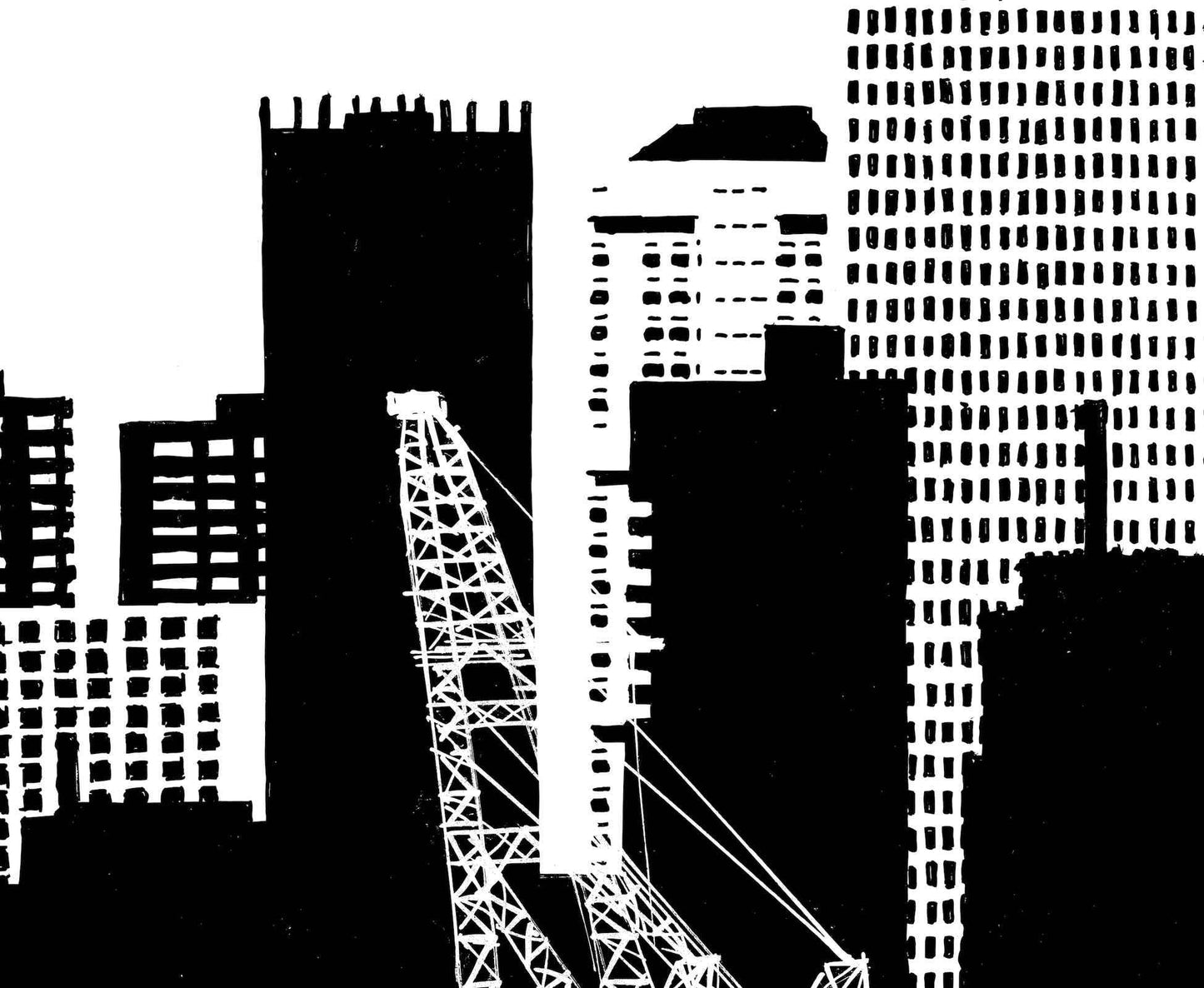 Grafische Rotterdam Poster - Rotterdam Abstract 2 - Art of Rotterdam