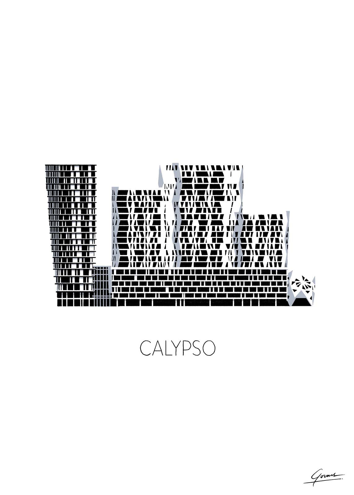 Woontorens - Calypso - Art of Rotterdam