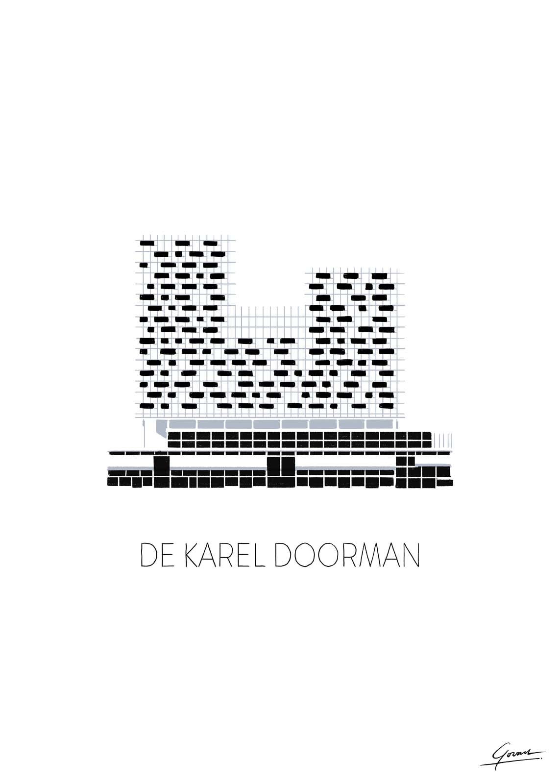 Woontorens - De Karel Doorman - Art of Rotterdam