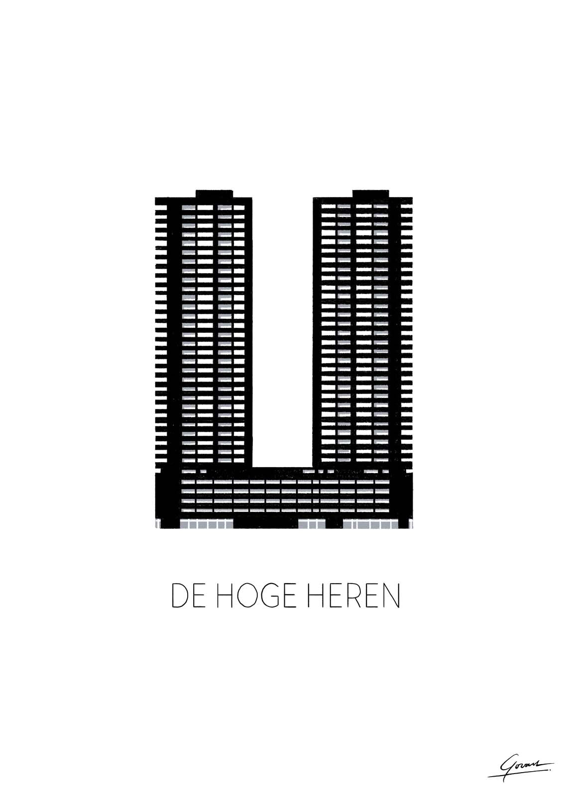 Woontorens - Hoge Heren - Art of Rotterdam
