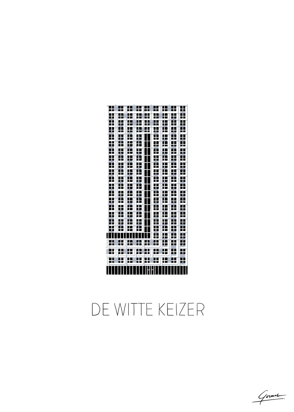 Woontorens - Witte Keizer - Art of Rotterdam