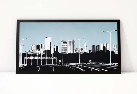 Rotterdam Skyline vanaf Kleinpolderplein - Art of Rotterdam