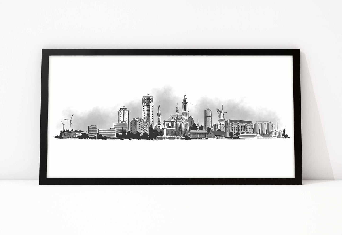 Skyline Vlaardingen - Art of Rotterdam