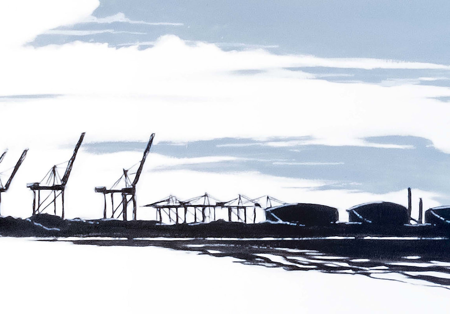 Maasvlakte vanaf Hoek van Holland - Art of Rotterdam