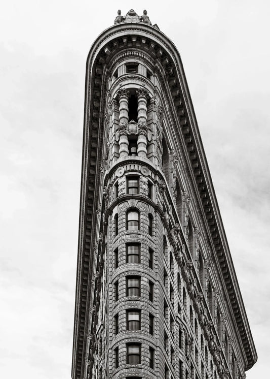 Stadsfotografie poster New York 4, architectuur en skyline in zwart-wit ingelijst