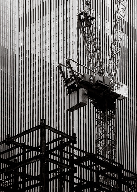 New York 14 poster, zwart-wit foto uit New York