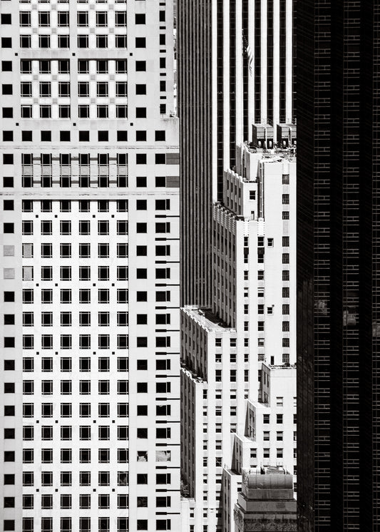New York 25 poster, zwart-wit foto uit New York