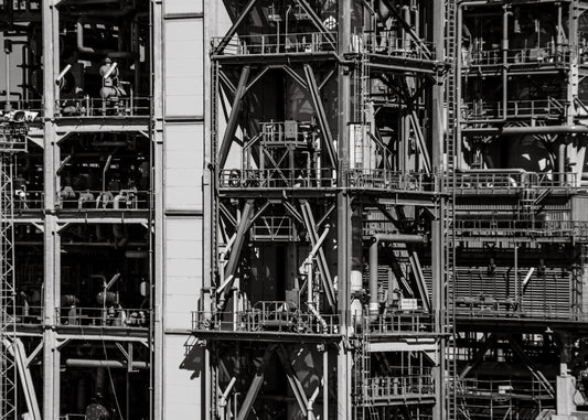 Rotterdam 16 poster, zwart-wit foto uit Rotterdam