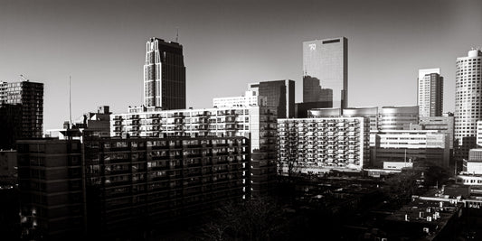Rotterdam 22 poster, zwart-wit foto uit Rotterdam