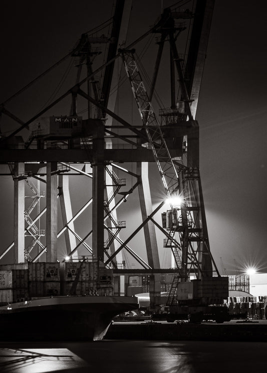 Rotterdam 34 poster, zwart-wit foto uit Rotterdam