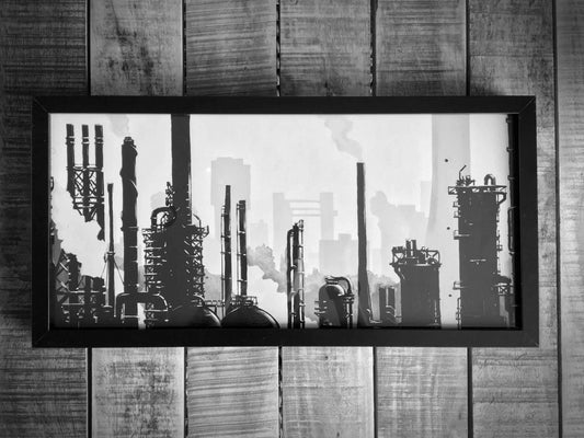 Haven van Rotterdam ingelijst - Art of Rotterdam
