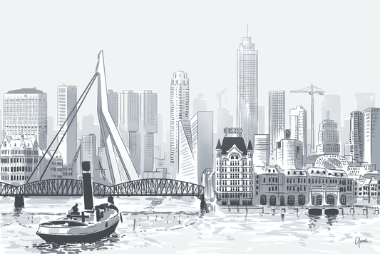 Afscheidscadeau van Rotterdam - Art of Rotterdam