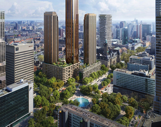 Nieuwe hoogbouwprojecten in Rotterdam: gerelateerde kunstposters - Art of Rotterdam