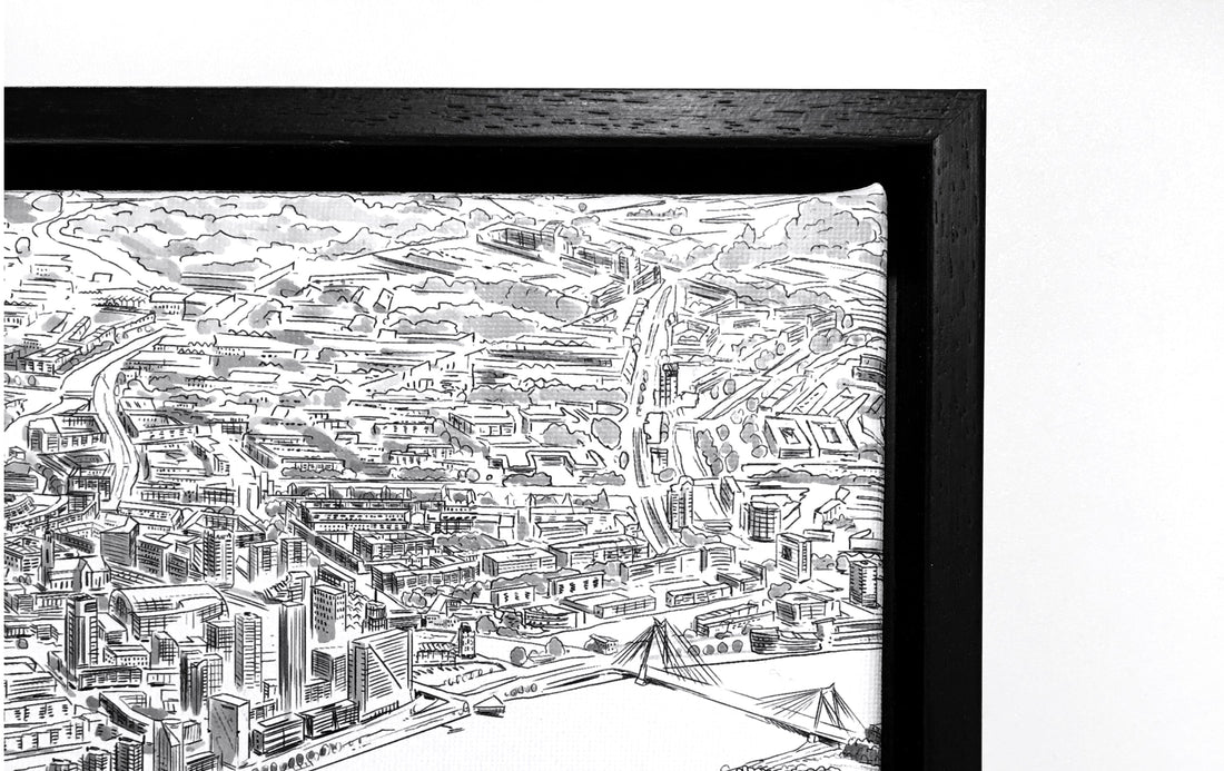 Rotterdam skyline op Canvas - Art of Rotterdam