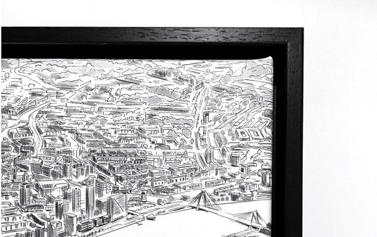 Rotterdam skyline op Canvas - Art of Rotterdam
