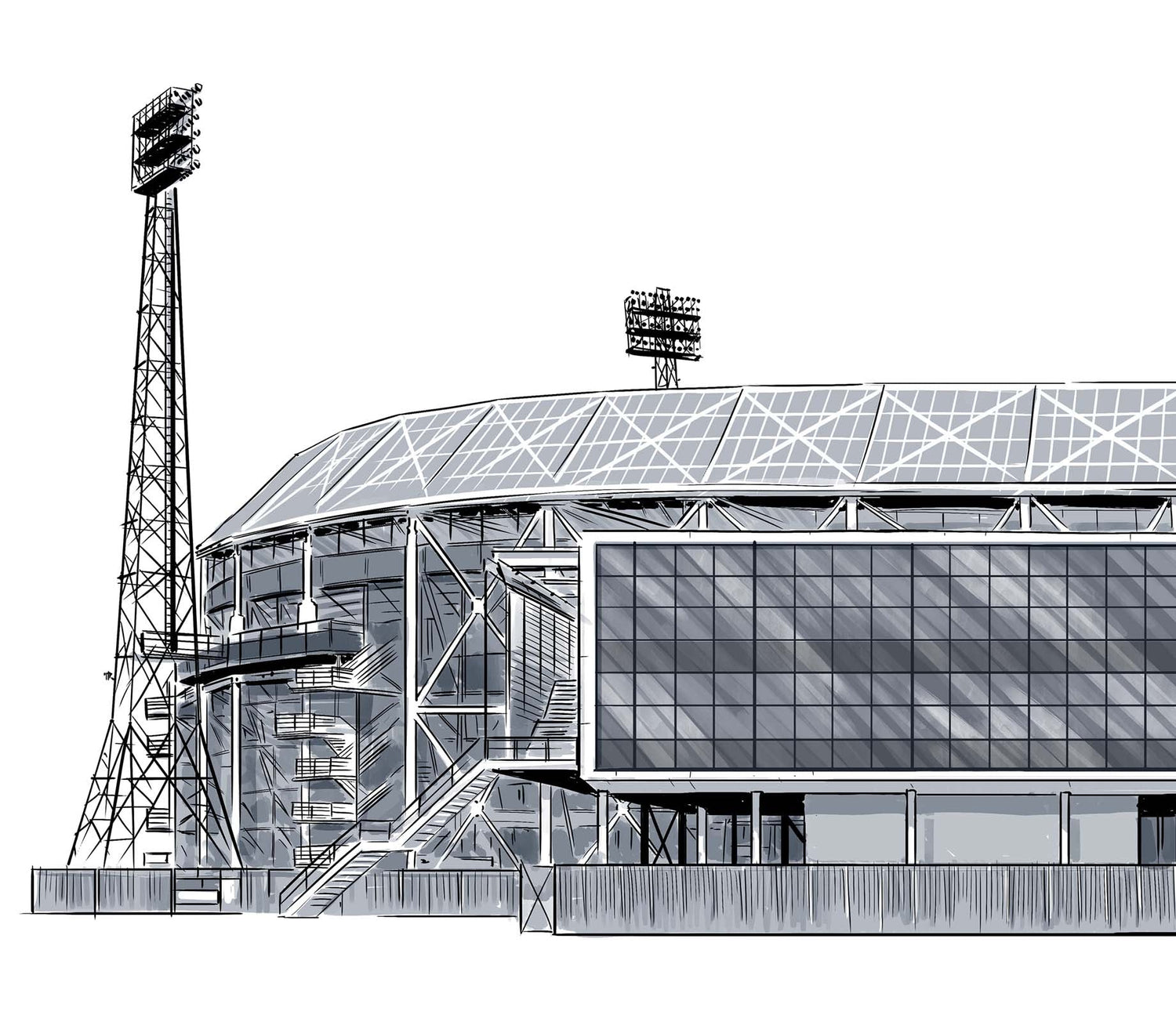 Feyenoord Stadion posters - De Kuip legendarisch in beeld