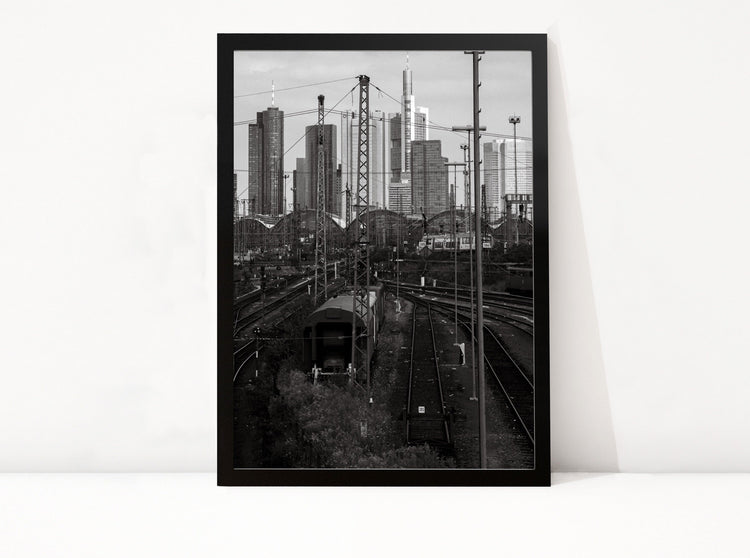 Frankfurt zwart-wit fotografie