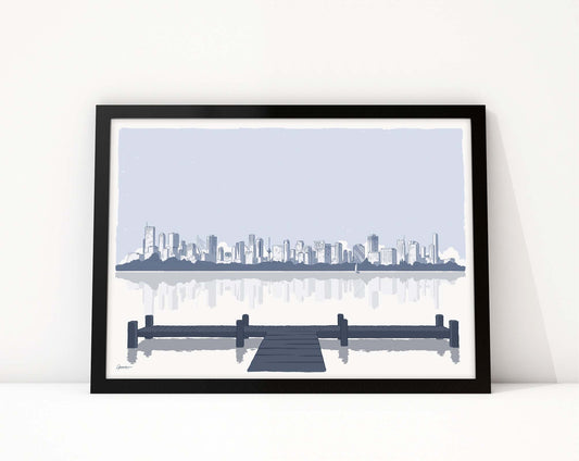 Rotterdam Skyline from Kralingse Plas 1