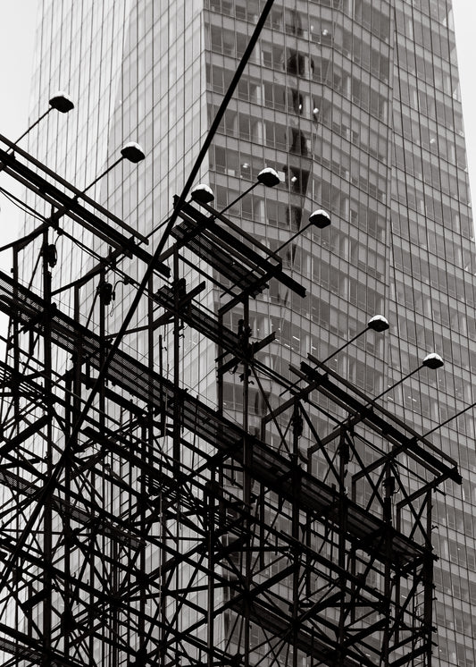 New York 11 poster, zwart-wit foto uit New York