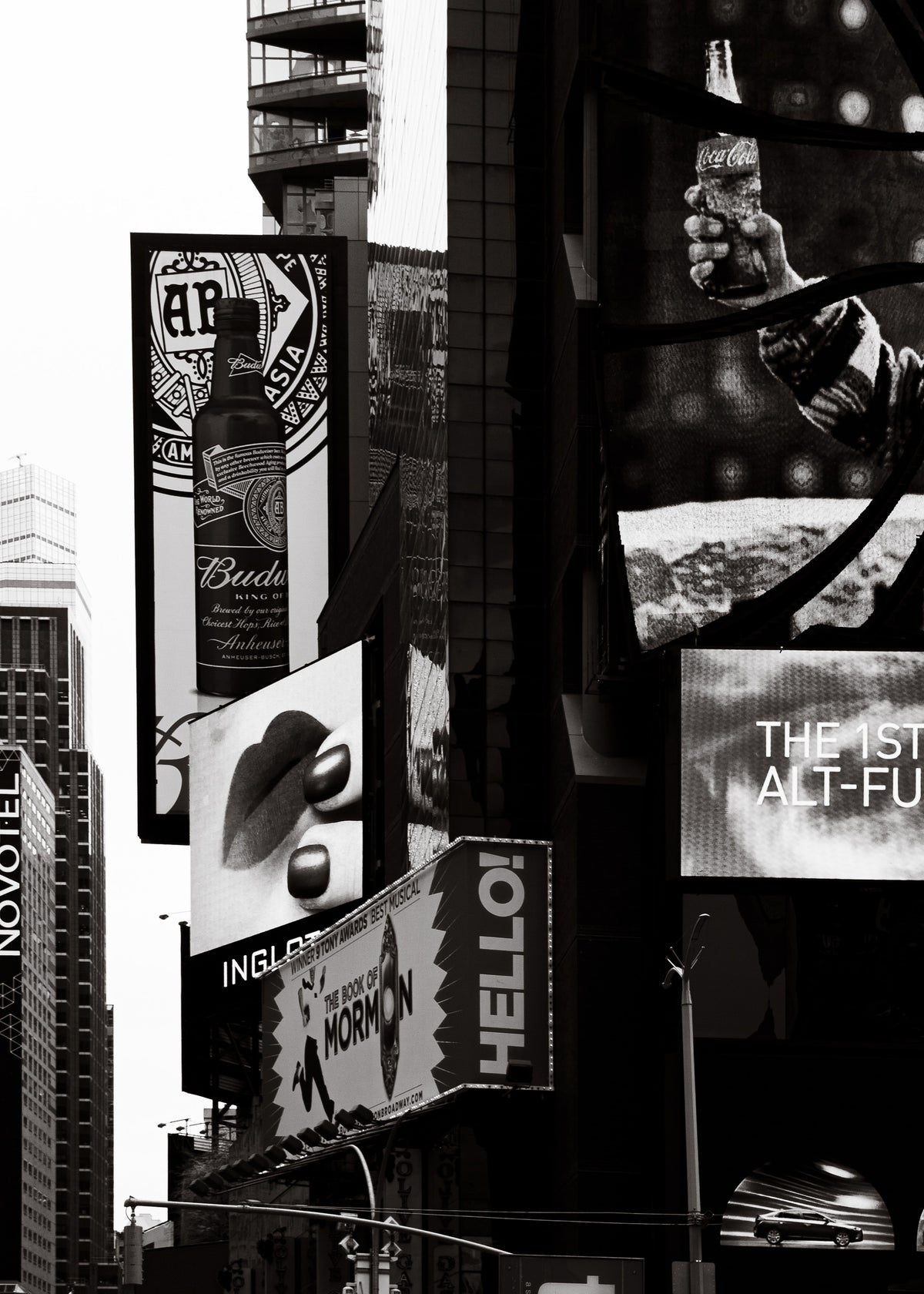 New York 12 poster, zwart-wit foto uit New York