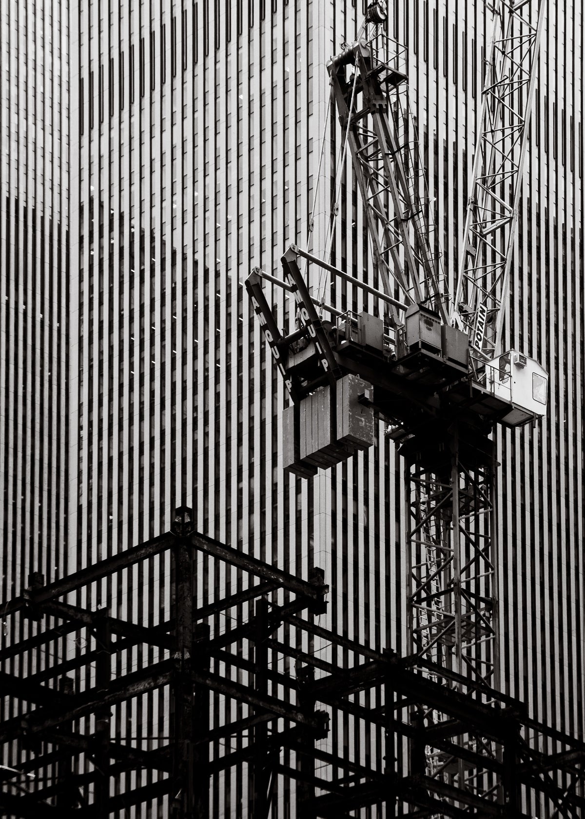 New York 14 poster, zwart-wit foto uit New York