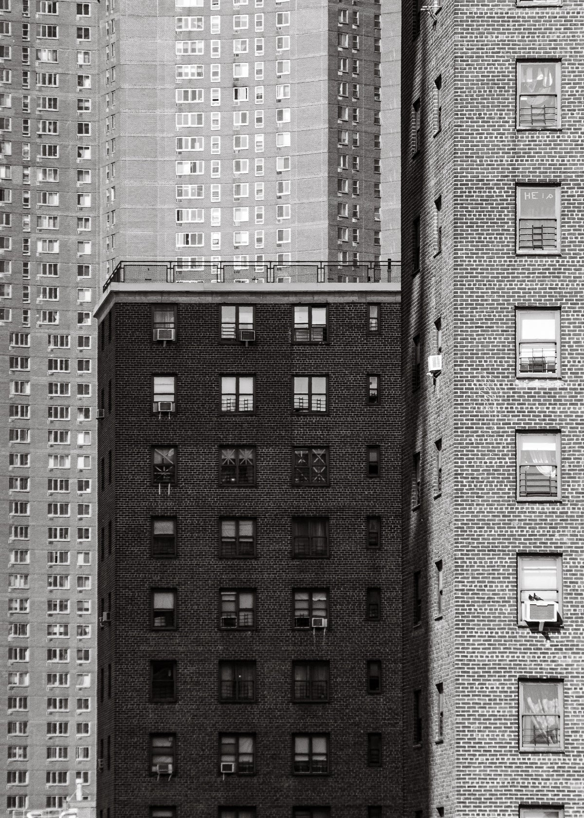 New York 18 poster, zwart-wit foto uit New York
