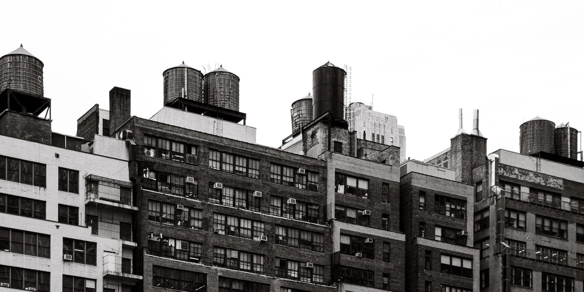 New York 21 poster, zwart-wit foto uit New York