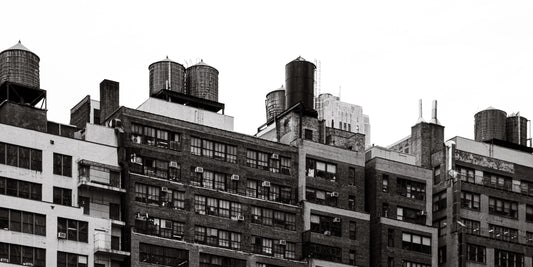 New York 21 poster, zwart-wit foto uit New York