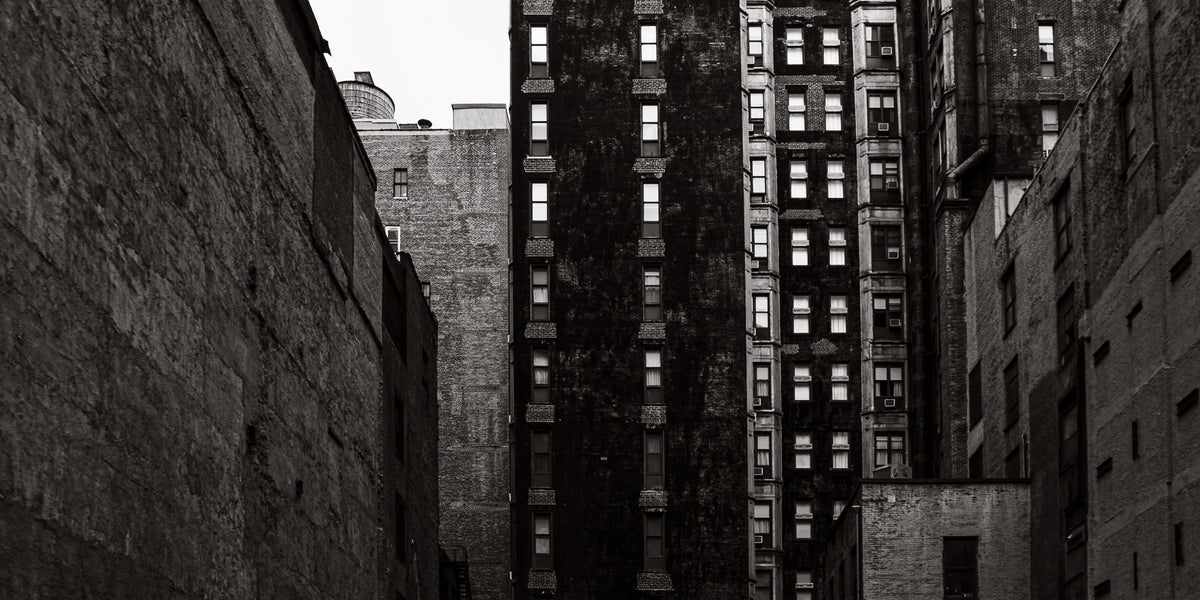 New York 22 poster, zwart-wit foto uit New York
