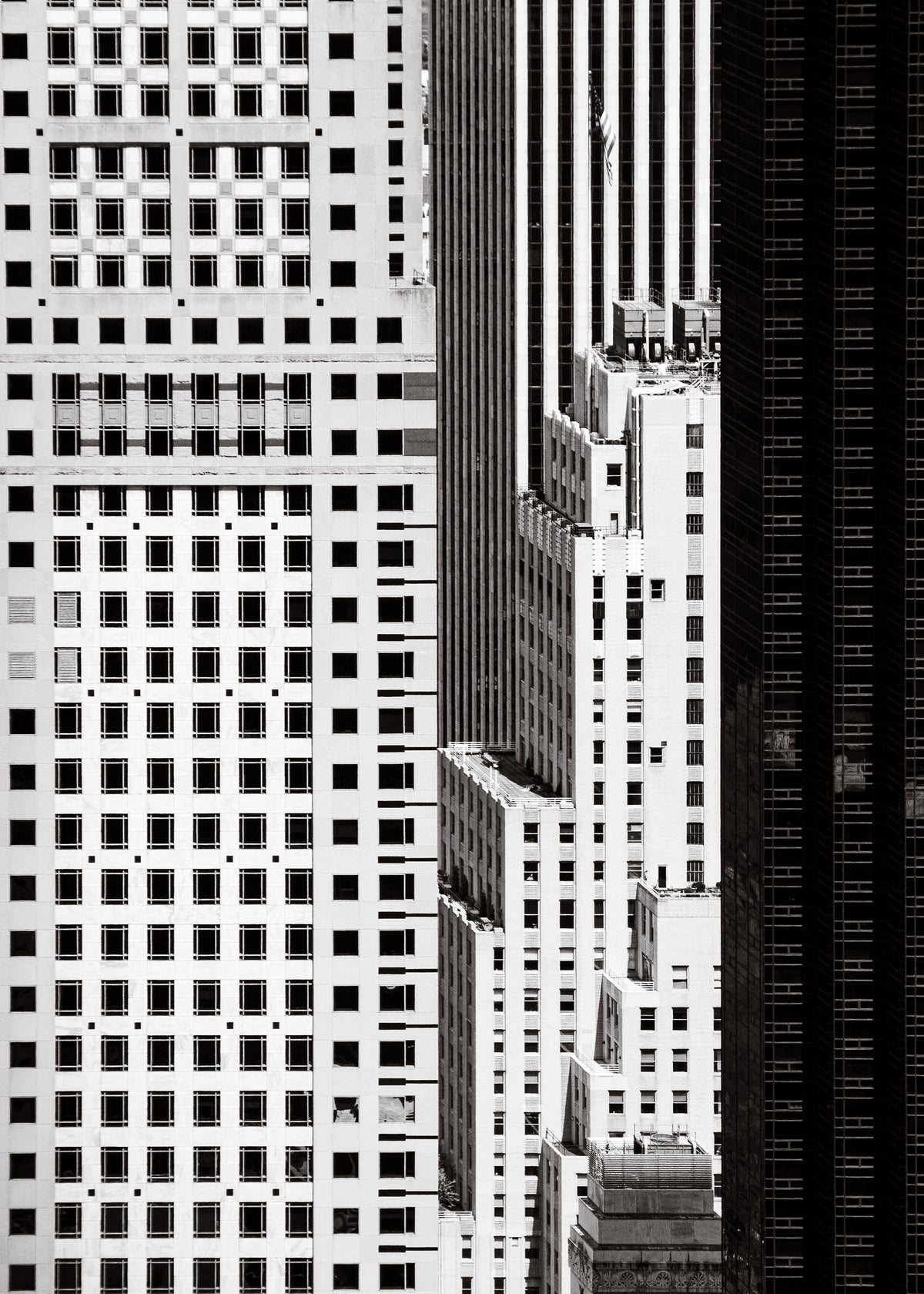 New York 25 poster, zwart-wit foto uit New York