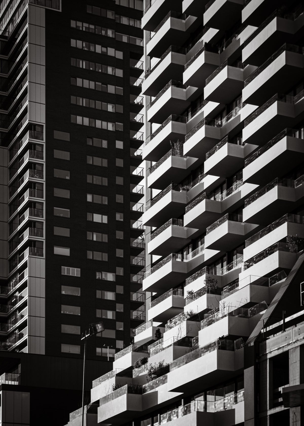 Rotterdam 13 poster, zwart-wit foto uit Rotterdam