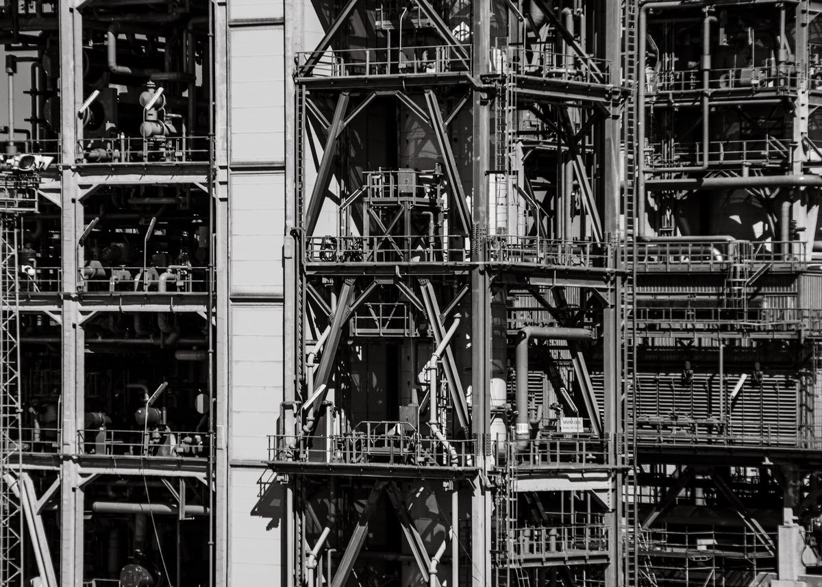 Rotterdam 16 poster, zwart-wit foto uit Rotterdam
