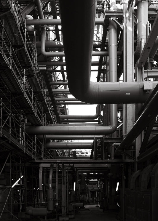 Rotterdam 18 poster, zwart-wit foto uit Rotterdam