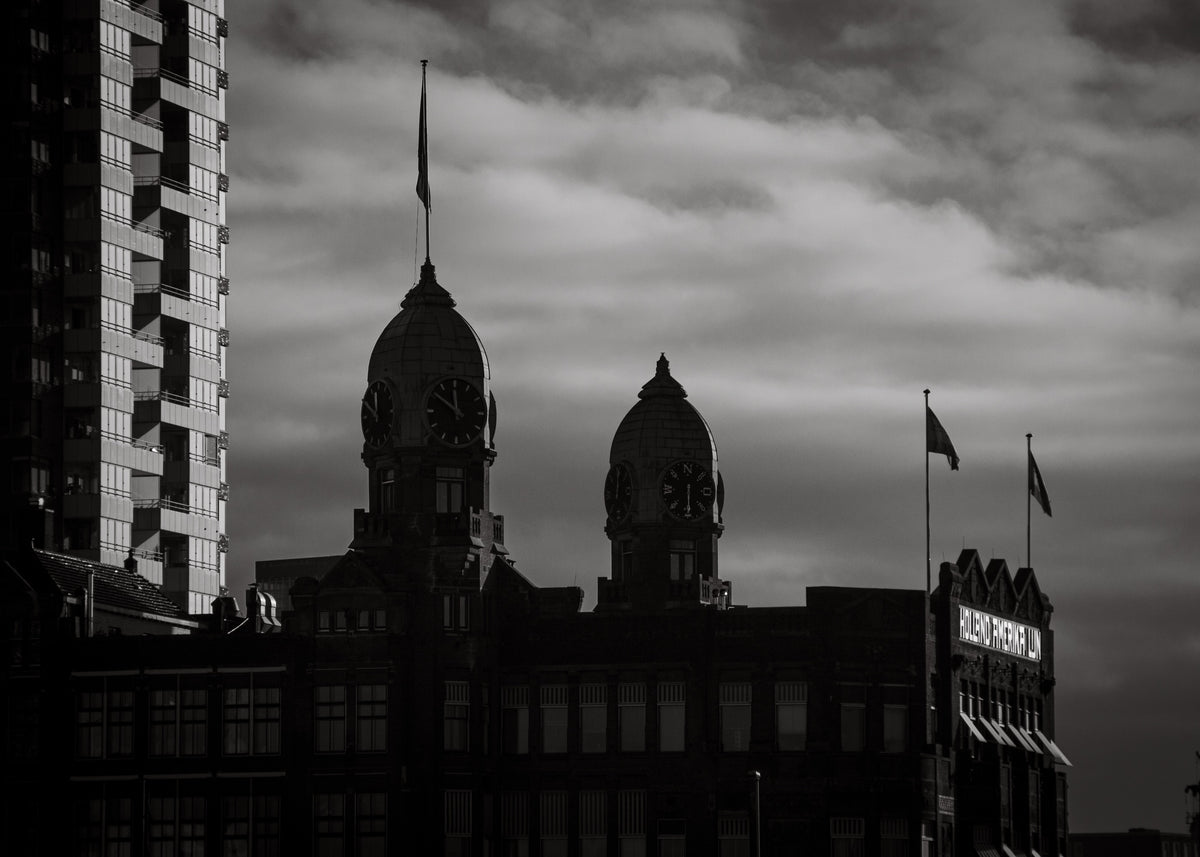 Rotterdam 21 poster, zwart-wit foto uit Rotterdam