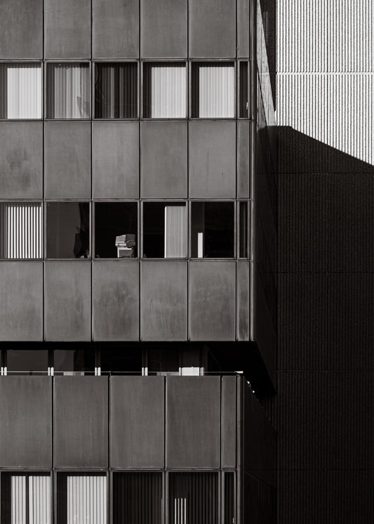 Rotterdam 24 poster, zwart-wit foto uit Rotterdam