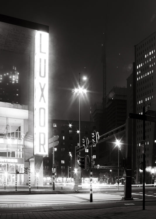 Rotterdam 31 poster, zwart-wit foto uit Rotterdam